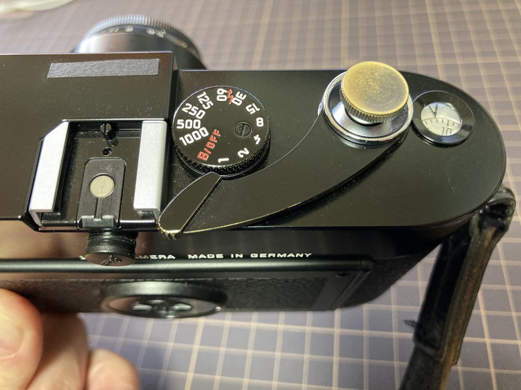 LEICA M-A / MP 用 巻き戻しクランク 塗装剥げ（復刻品） ②